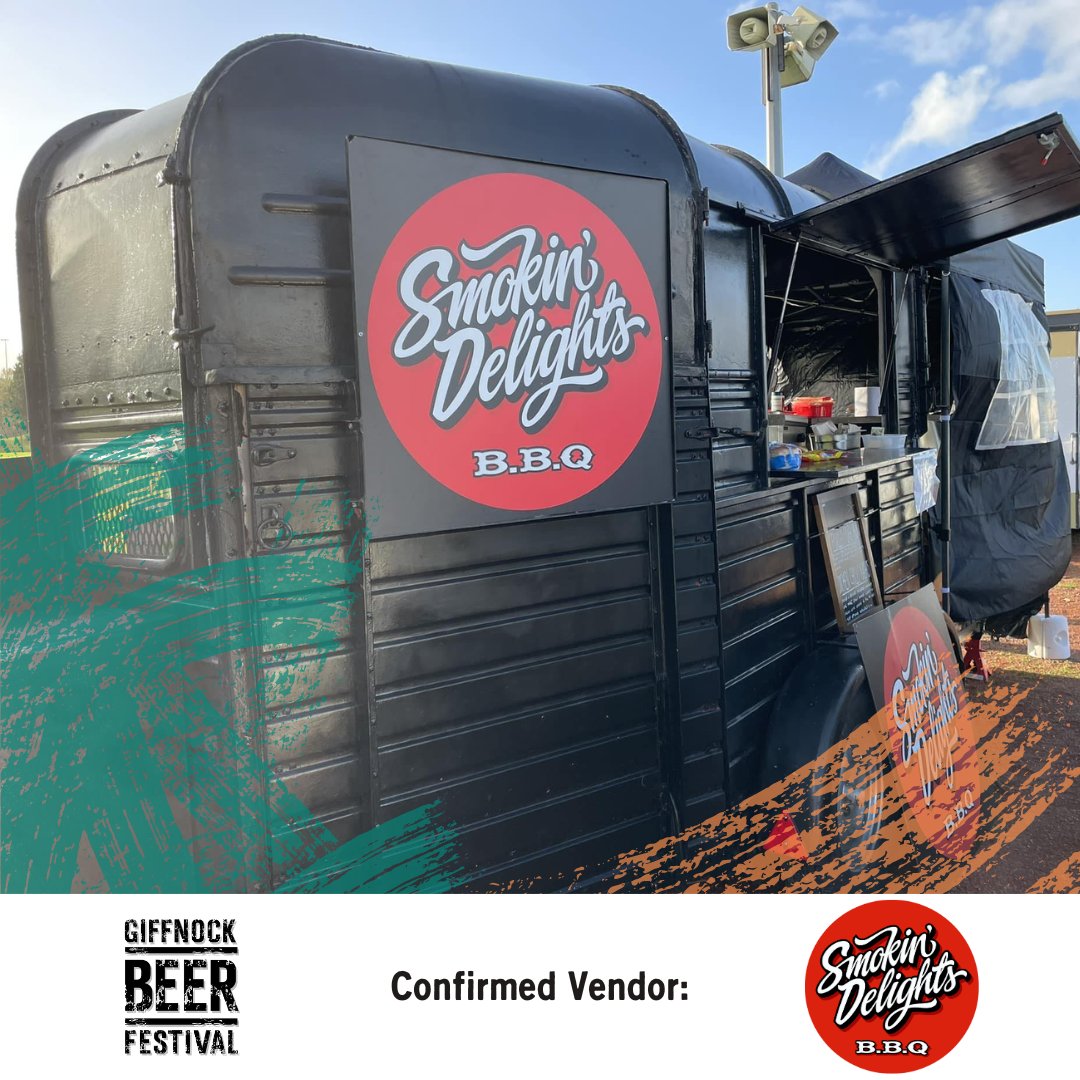 🌭9 days to go and it's time for some more excellent food! Heading to Braidholm in their signature food truck is Smokin' Delights serving up their famous BBQ street food to go perfectly with your beers, ales, gins & cocktails. 🎟️TICKETS: tikt.link/GBF2023 #giffbeerfest2023
