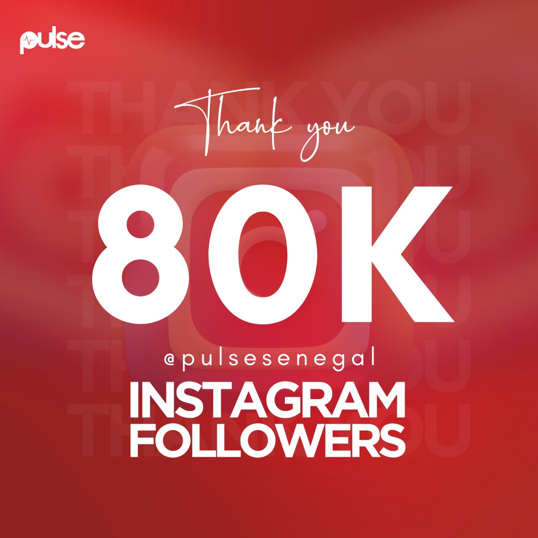 _PulseAfrica's tweet photo. Congratulations are in order at @PulseSenegal where we've hit 80k followers on Instagram and already climbing.
To more milestones, and more followers. Congratulations to the Pulse Senegal team!
#WeArePulse #InsidePulse https://t.co/PnbqboeqDg
