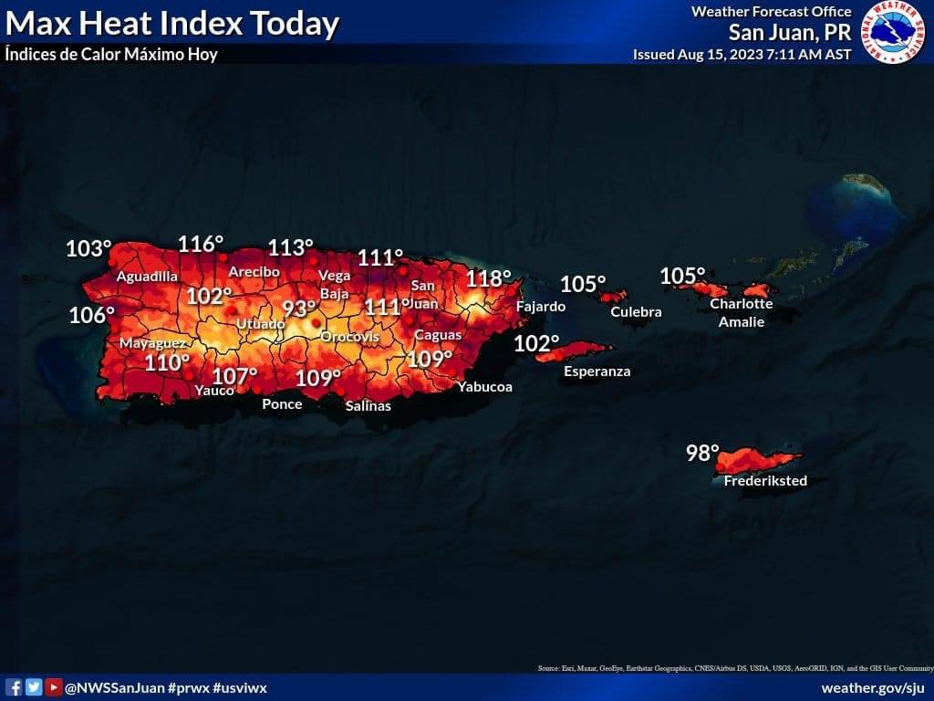 PRParadeCLE's tweet photo. If you’re traveling to Puerto Rico this week, take precautions as a massive Saharan dust plume is heading to the island

Tuesday and Wednesday are expected to have the worst air quality an temperatures as high as 112 degrees. 
 @cleprparade https://t.co/UHRAL8vuyl