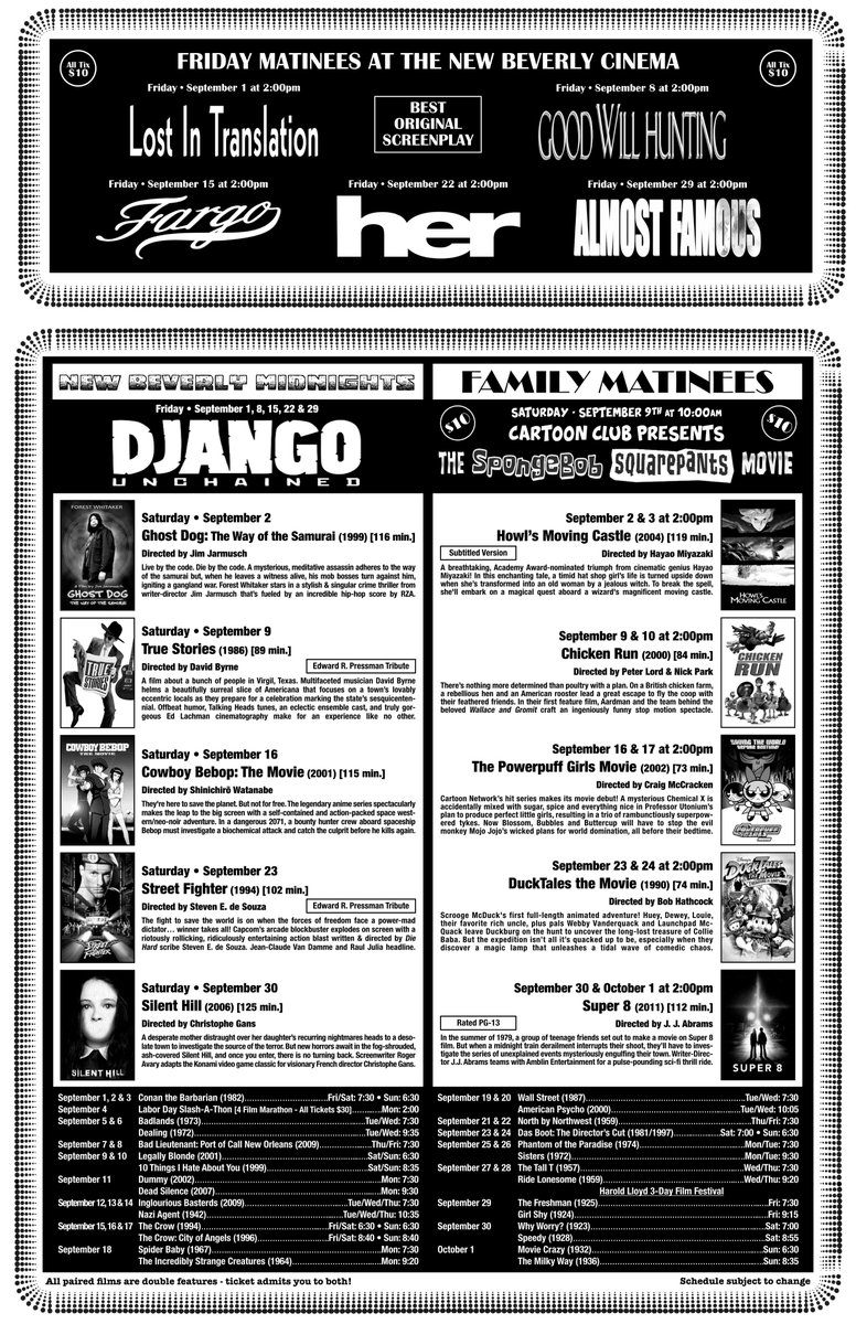 New Beverly Cinema tweet media