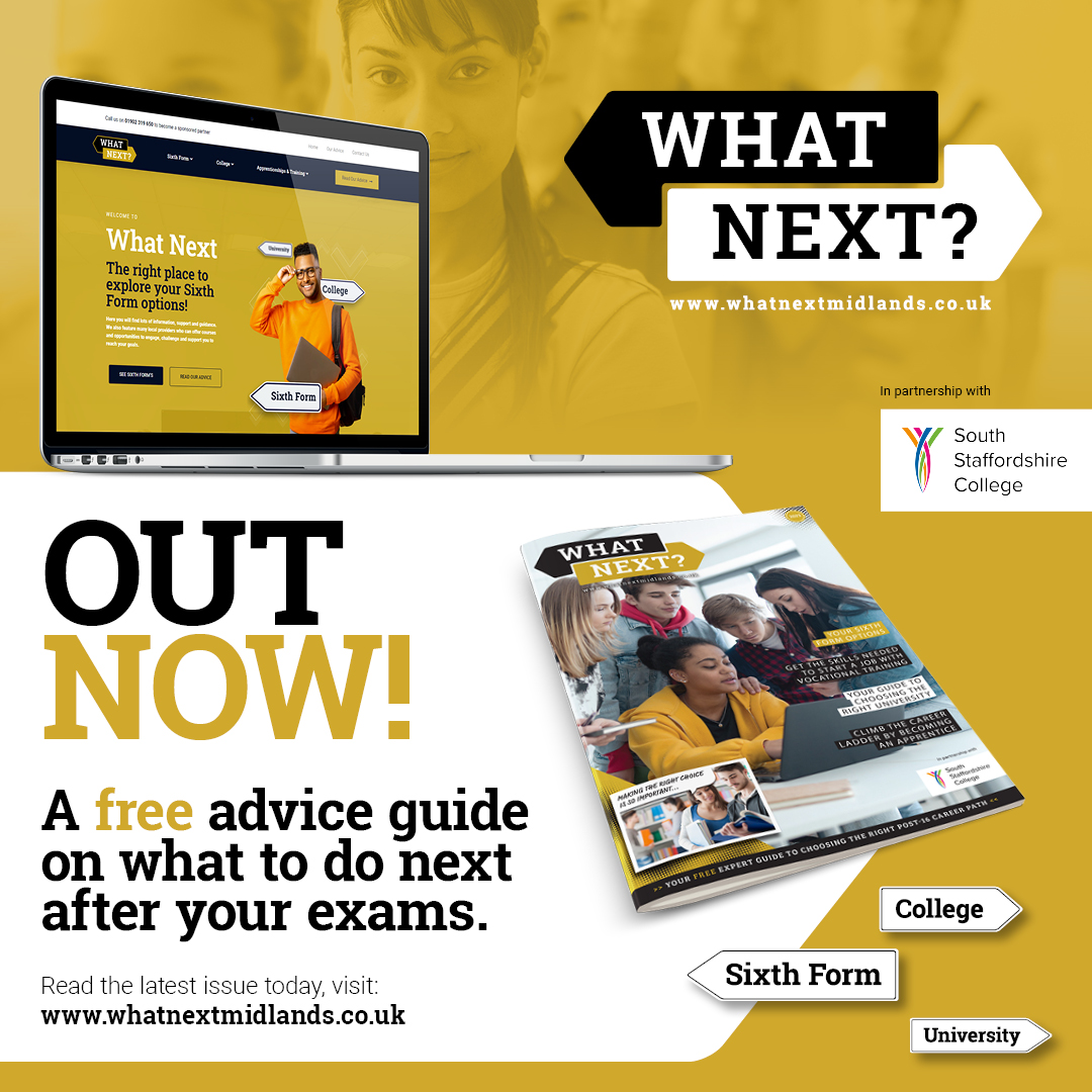 ShropshireStar's tweet photo. Are you a student asking yourself… What Next?
Our What Next? magazine looks at the options for post-16 and post-18 students whatever the outcome of your exams 👇
https://t.co/2RtxScWI3M
In partnership with @southstaffs
#advice #support #guidance #information #helpforstudents https://t.co/ZTtvaq2f0c