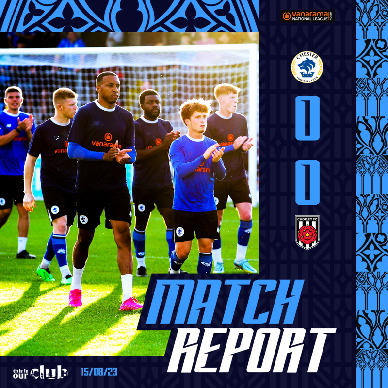 ChesterFC's tweet photo. ๐ Read our report as the #Blues and @chorleyfc draw for the third meeting in a row. โฌ๏ธ
#OurClub | #CFCCHO
