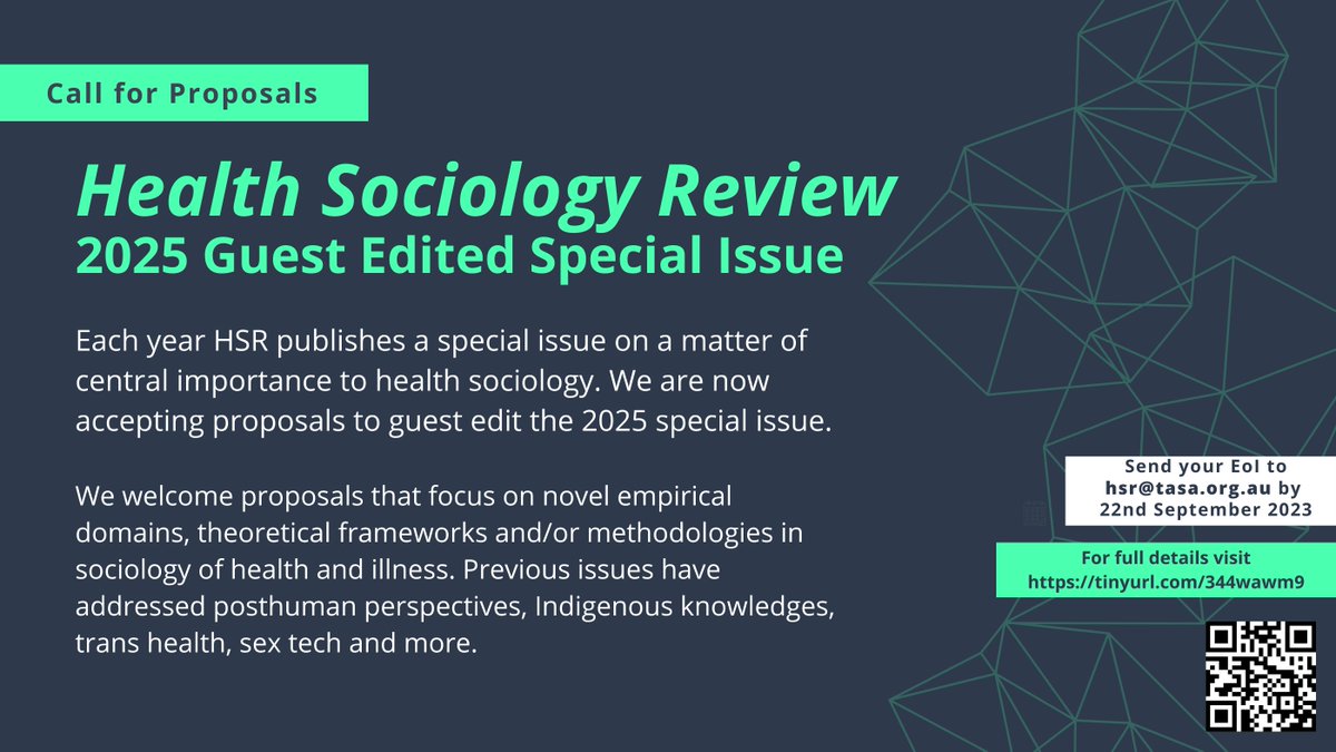 Call for 2025 Special Issue is now open. Apply by 22 September 2023.