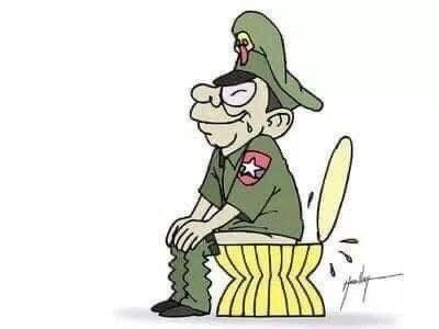 myanmarjunta's tweet photo. Best WC to flush my shit. https://t.co/oQ6d7GEey8