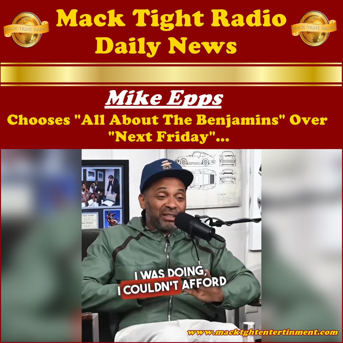 MackTightRadio's tweet image. On the #Club520Podcast, #MikeEpps says that he enjoyed his role in #AllAboutTheBenjamins over #NextFriday 👀 #Club520 [via @club520podcast] - #MackTightRadio 📻 #Ready2LearnShow 🧐 [Watch #MackTightTV On #RokuTV On Channel #MackTight ❌ LISTEN TO Mack Tight Radio on…