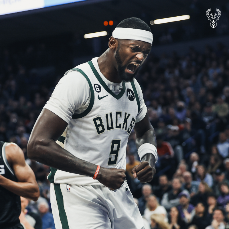 Bucks's tweet photo. The best snaps from Bobby's '22-23 season 📸

@BPortistime | #BucksPlayerWeek