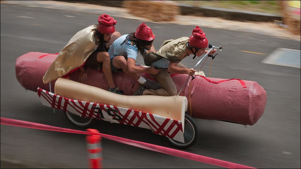 See dozens of coaster cars powered only by gravity, whimsy, and attitude at this weekend's Adult Soapbox Derby by at Mt. Tabor Park ---->  pdxpipeline.com/h6hq