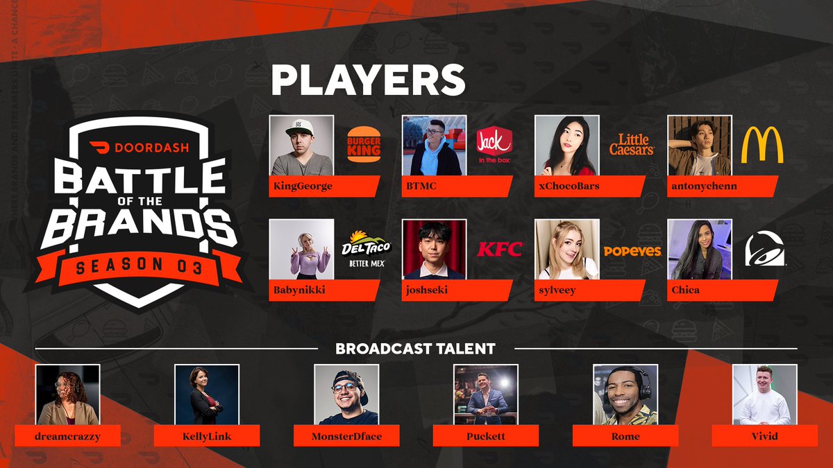 The secret is finally out! I’m beyond excited to join the DoorDash Battle of the Brands broadcast team, and the competition is STACKED. Can’t wait to share more in the coming weeks! @PAX @DoorDashGaming #ad