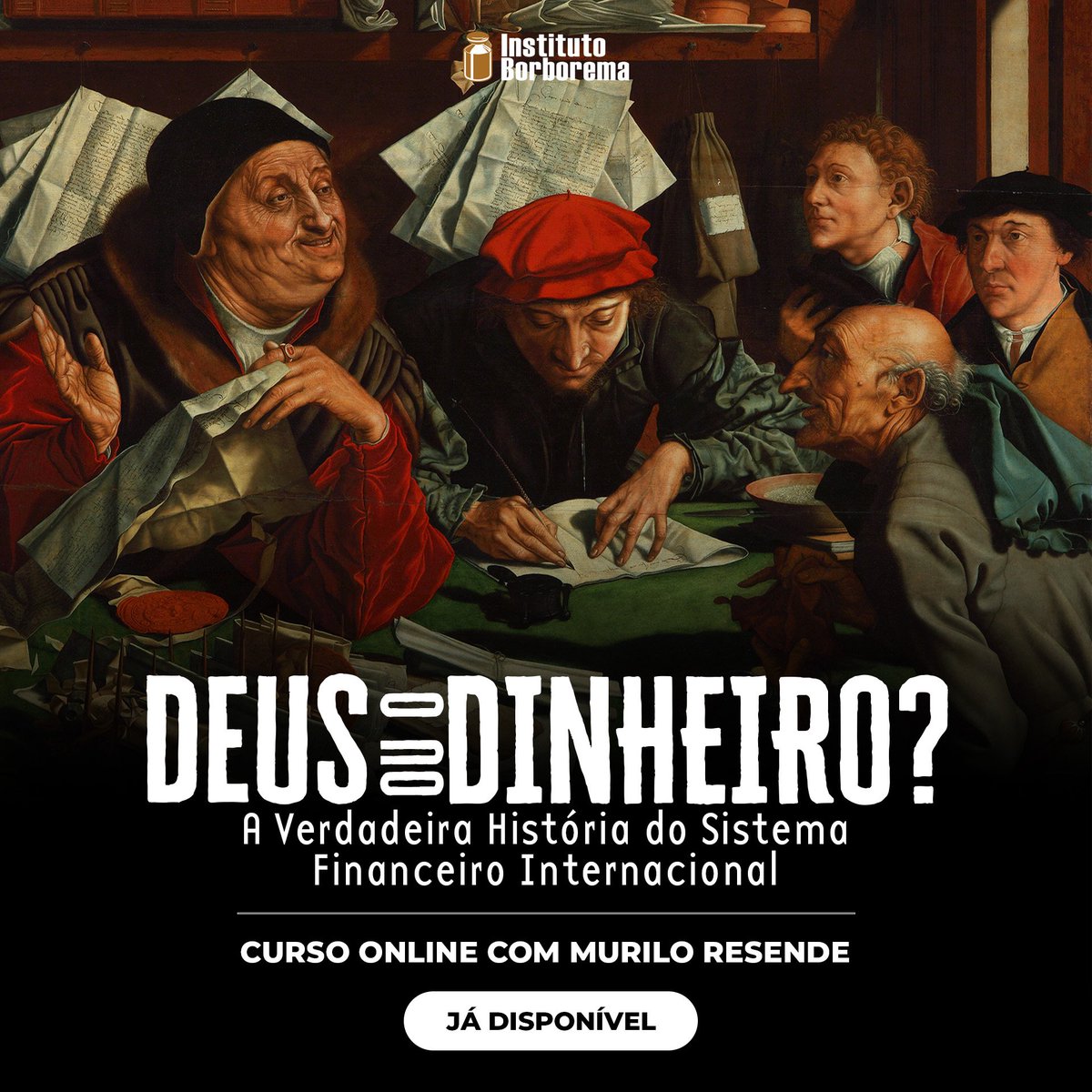 O modo que o sistema financeiro global opera no mundo atual é a verdadeira fonte de pobreza, controle social e perseguição às pessoas comuns que querem apenas viver sua vida de forma livre e ordeira.

Saiba mais e garanta sua vaga no link:
institutoborborema.com/deus-ou-o-dinh…