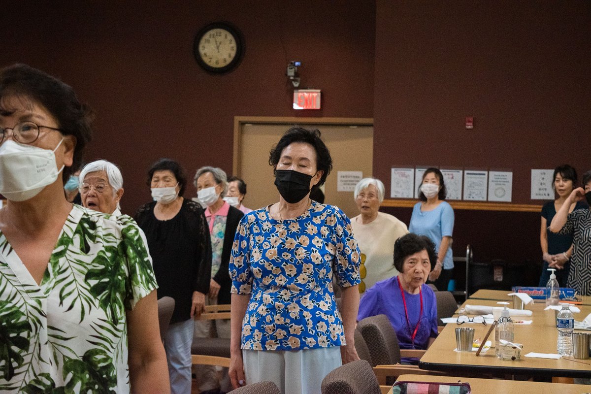 PASSi_us's tweet photo. Today at Jubilee Center, our seniors celebrated National Liberation Day of Korea. 

To remember and celebrate the liberation, our seniors and Jubilee staff members sang the Korean National Anthem and shouted together, "대한독립 만세"(Long live Korean Independence) in Korean. https://t.co/CQ1o3yE9rL