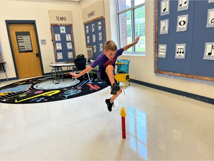 DacusvilleElem's tweet photo. Jack be nimble. Jack be quick. Jack jump over the candle stick! In music we are learning names and playing a steady beat with this fun nursery rhyme. #dacusvillegrown https://t.co/6jo4h6KYzM
