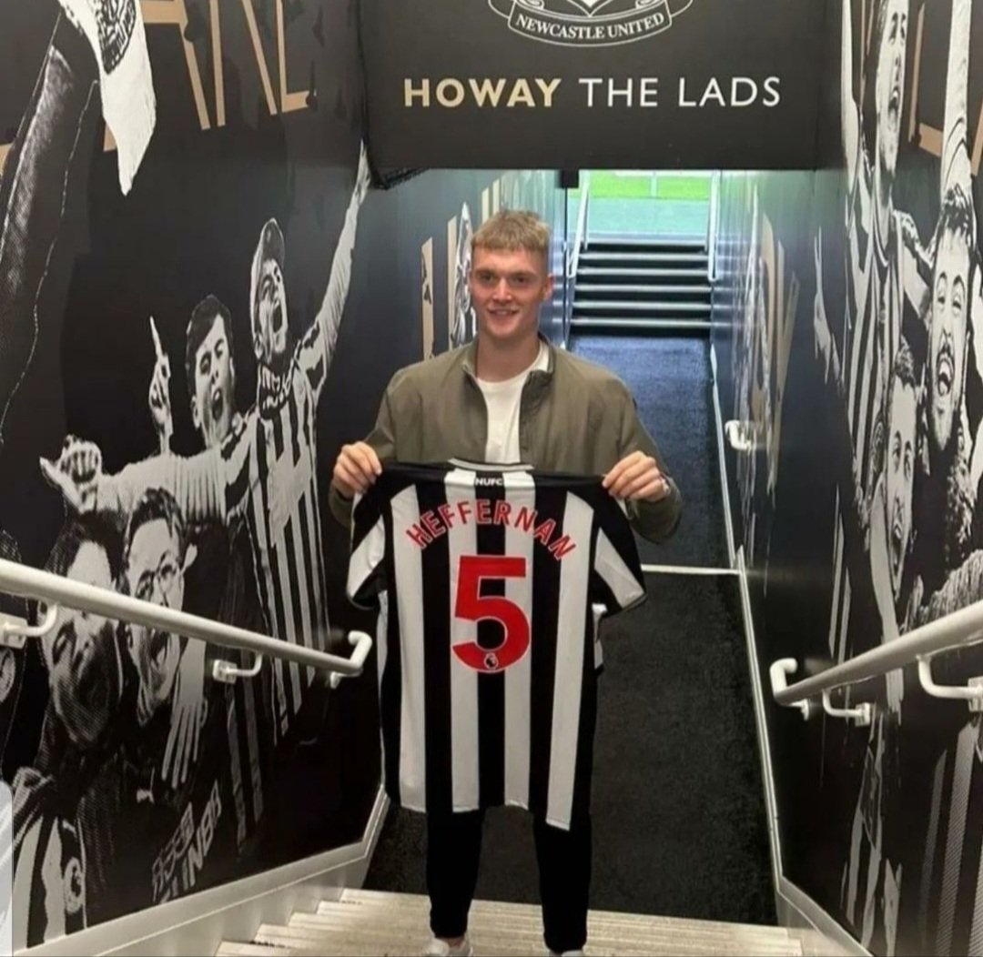 It's official 18-year-old defender Cathal Heffernan is a Newcastle United player after his move from AC Milan. Congrats Cathal and family. ☘️ #greenshoots