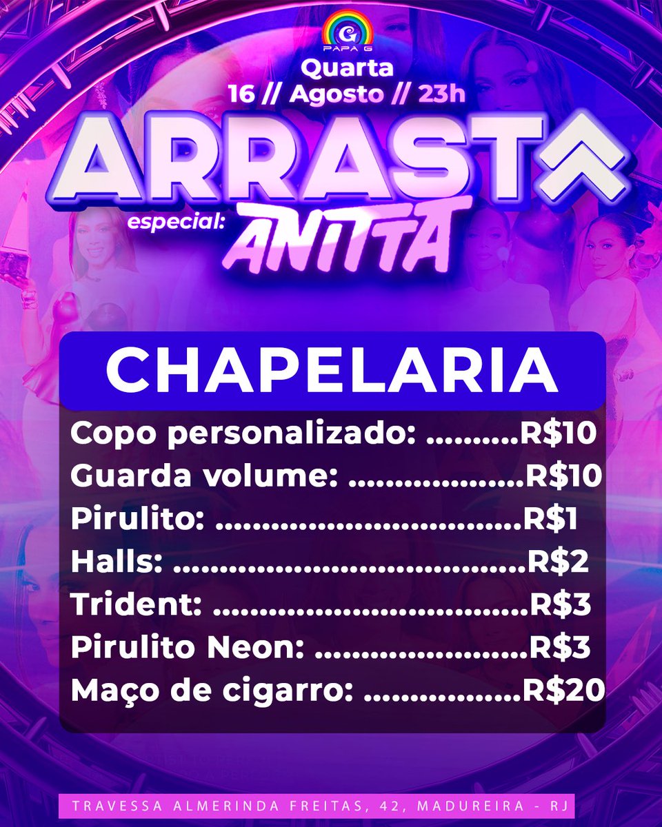 festaarrasta's tweet photo. Na Arrasta além da Chapelaria com Balas, Pirulitos e Cigarros temos combos de baldes de cerveja e combos de vodka e energético partir de R$30, e de novidade Balde com 6 unidades de GostoGin Cítrus por R$30, então espalha que a entrada é grátis até 00h vem arrastar com a gente. https://t.co/yqDzMmXy4F