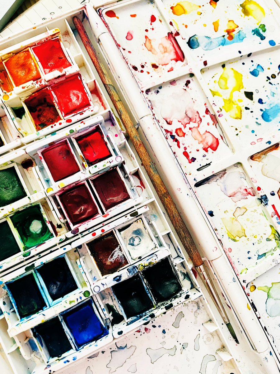 Lelapinmignon's tweet photo. If the Art is the result of Creation:
is the creation the Art?
or is the Palette after creation, the Art?
Artception
#artception https://t.co/By8FG6vnXD