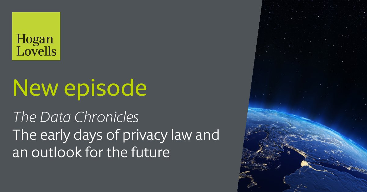 The latest episode of #TheDataChronicles is live! <a href="/PrivacyWolf/">Christopher Wolf</a>, co-founder of our Privacy and Cybersecurity practice joins host, Scott Loughlin, for a discussion on the beginnings of #privacy law. Stream and listen here: bit.ly/3YD3A6a