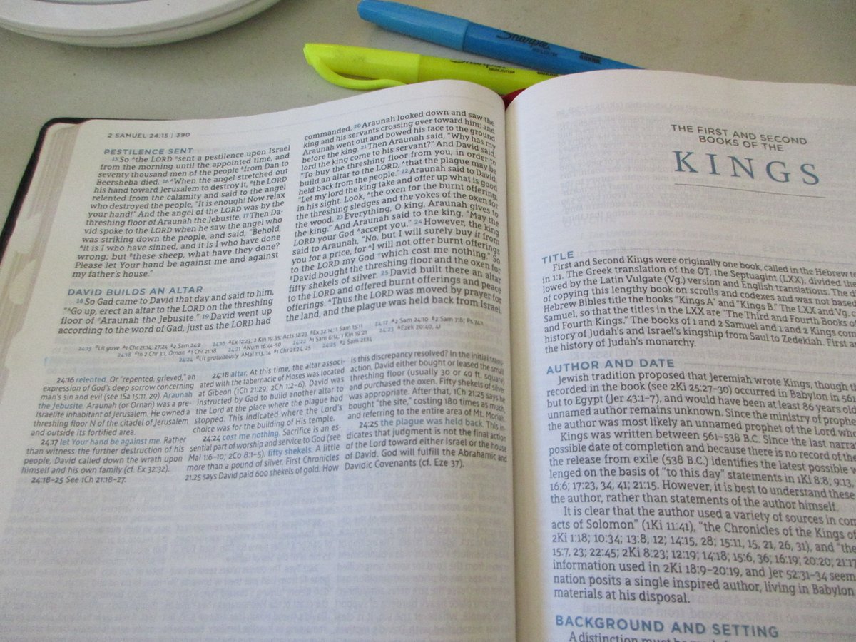 KenslowMatthew's tweet photo. I just read and completed 2 Samuel for the second time in my life. The story of King David.
#Bible #BibleReader #BibleReading #BibleStudy #2Samuel https://t.co/I9xEk6msUL