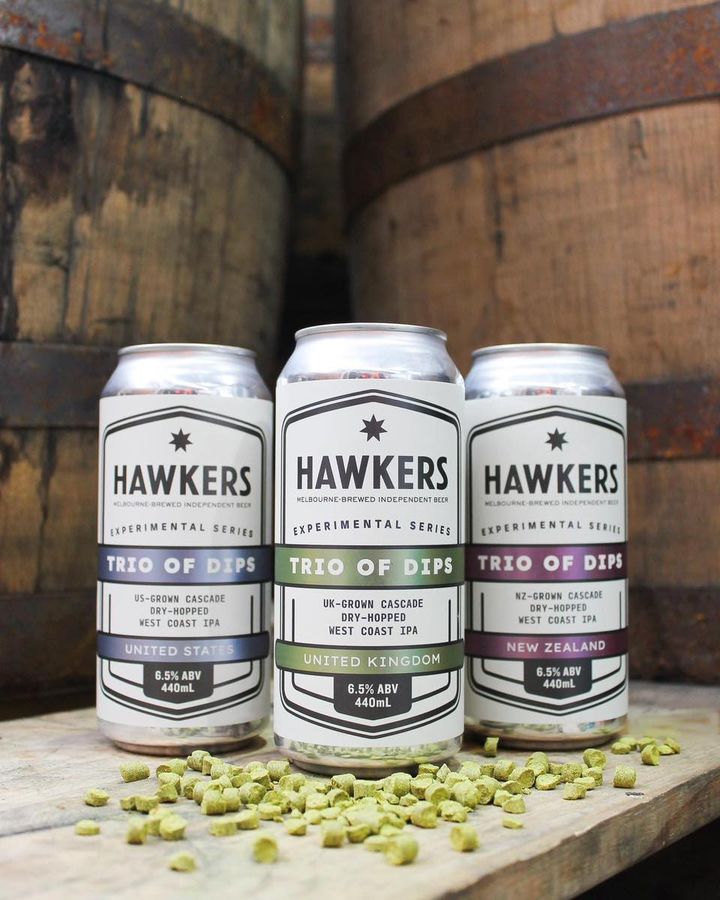 Hawkers Trio of Dips NZ-Grown Cascade WCIPA 🍺
Hawkers Trio of Dips UK-Grown Cascade WCIPA 🍺