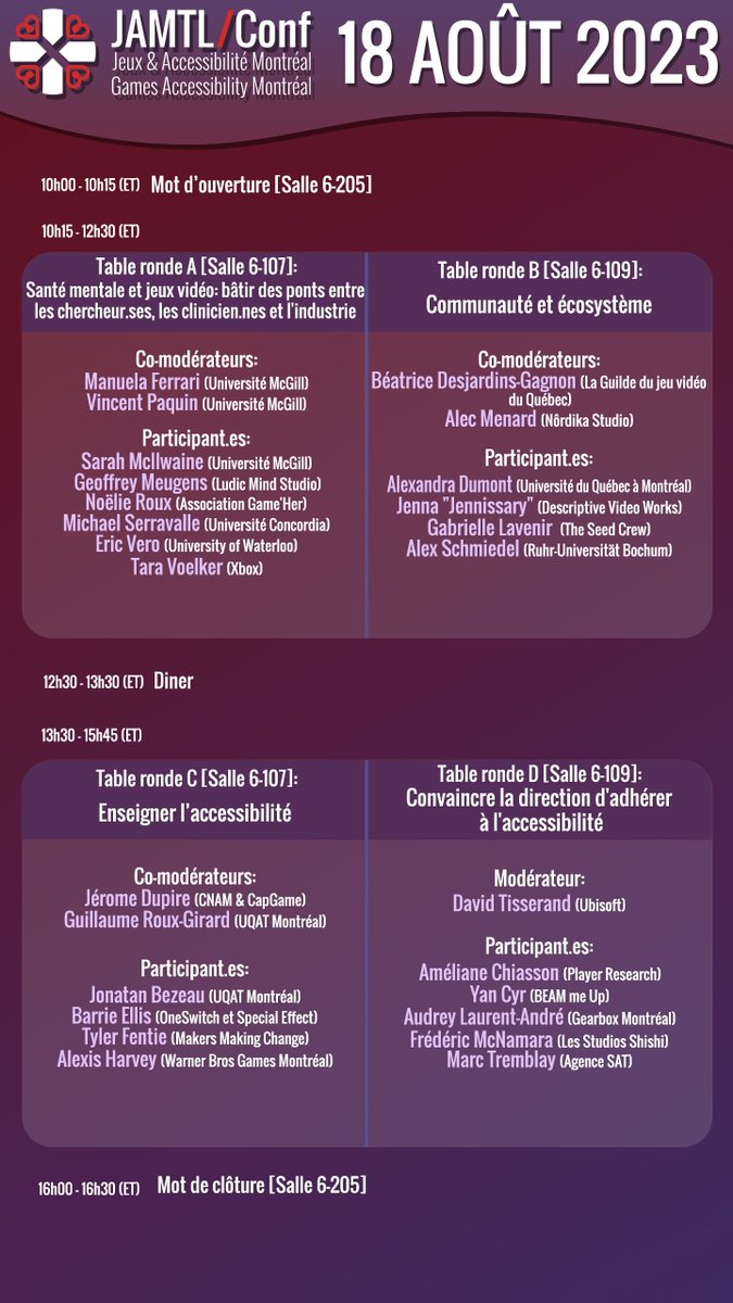 Jeux & Accessibilité MTL / Game Accessibility MTL tweet media