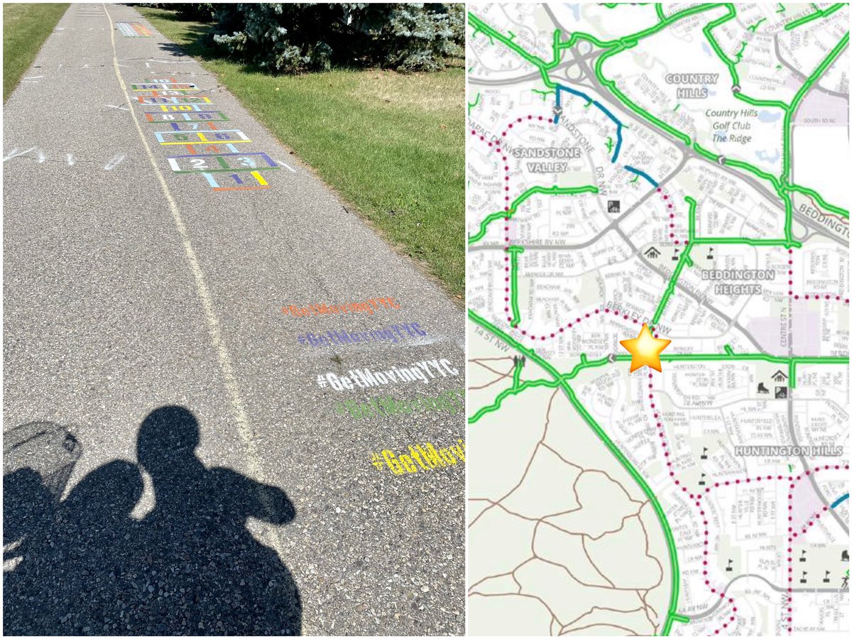 SidewalkendsYYC's tweet photo. Spotted on the MUP between Beddington and Huntington Hills, within sight of Nose Hill. More down the hill beside @StBedeCCSD. Fun idea!
Repaired a flat today and took the littlest for a spin.
We saw lots of folks out walking and biking! #GetMovingYYC #yycbike #yycwalk #yyc https://t.co/JtIa8OCga3