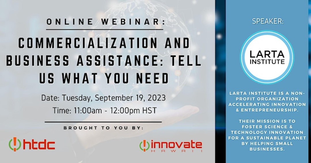 Hawaii Tech Dev Corp tweet media