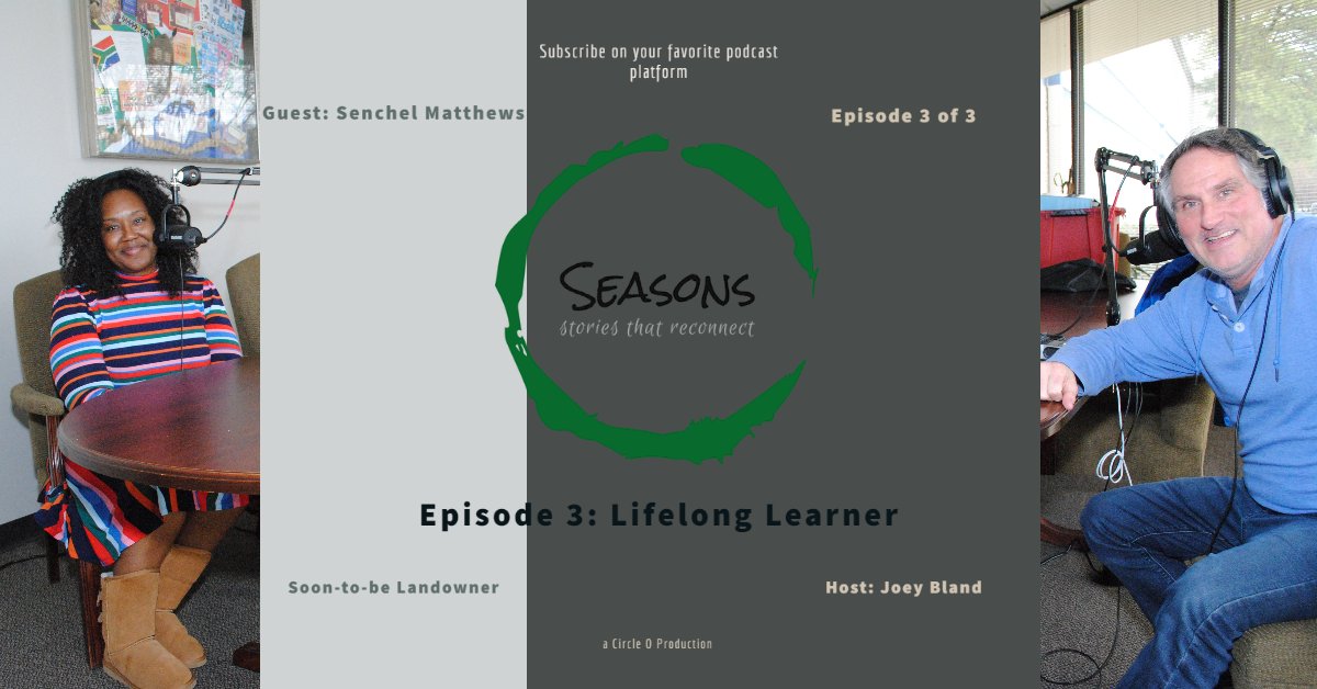 In our third and final episode with grower and future landowner, Senchel Matthews, we discuss her desire to be a life-long learner. seasons.buzzsprout.com <a href="/Agricenter_Intl/">Agricenter International</a> <a href="/utextension/">UT Extension</a> <a href="/TSUextension/">TSU Extension Guy</a> <a href="/marbleseedorg/">Marbleseed</a> <a href="/TowerGarden/">Tower Garden</a> #costsharebenefits #sustainable