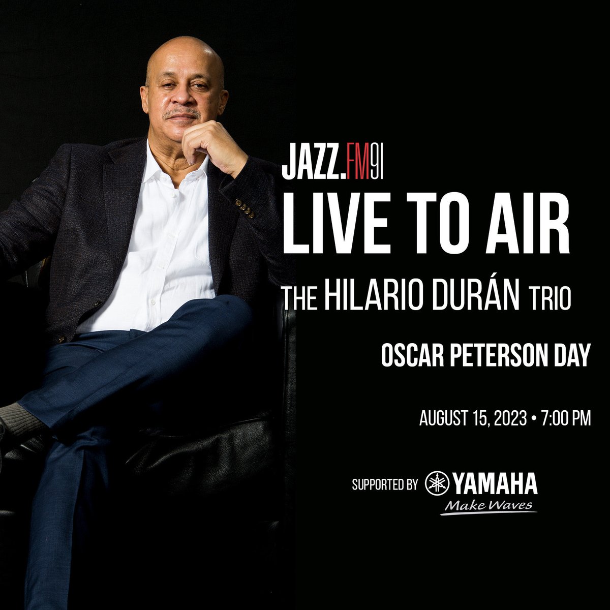 Tune in to <a href="/JAZZFM91/">JAZZ.FM91</a> at 7pm for a live-to-air with the Hilario Duran Trio to commemorate the one and only #OscarPeterson ‘s birthday.