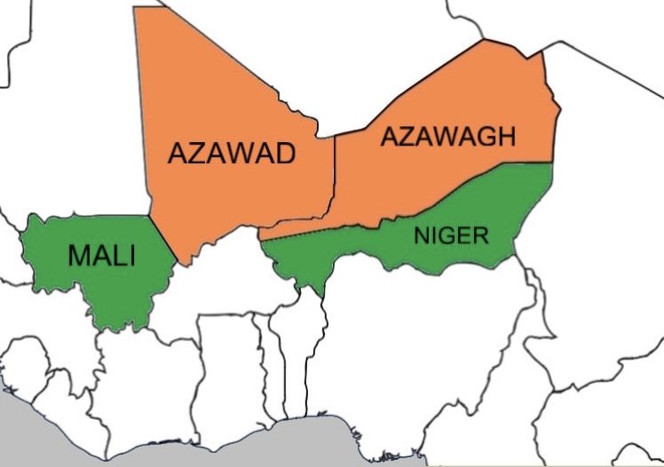 مخاوف من "بلقنة" #الساحل :
أزمة #مالي و #أزواد و #النيجر و #الارهاب_في_الساحل

فجر إخلاء بعثة الأمم المتحدة "مينوسما" لقاعدتها في "بير" قرب تينبكتو (شمال مالي) نزاعا مسلحا بين الحركات الأزوادية من جهة، والجيش المالي ومليشيات فاغنر من جهة أخرى، وذلك في #معركة_بير الجمعة الماضي.