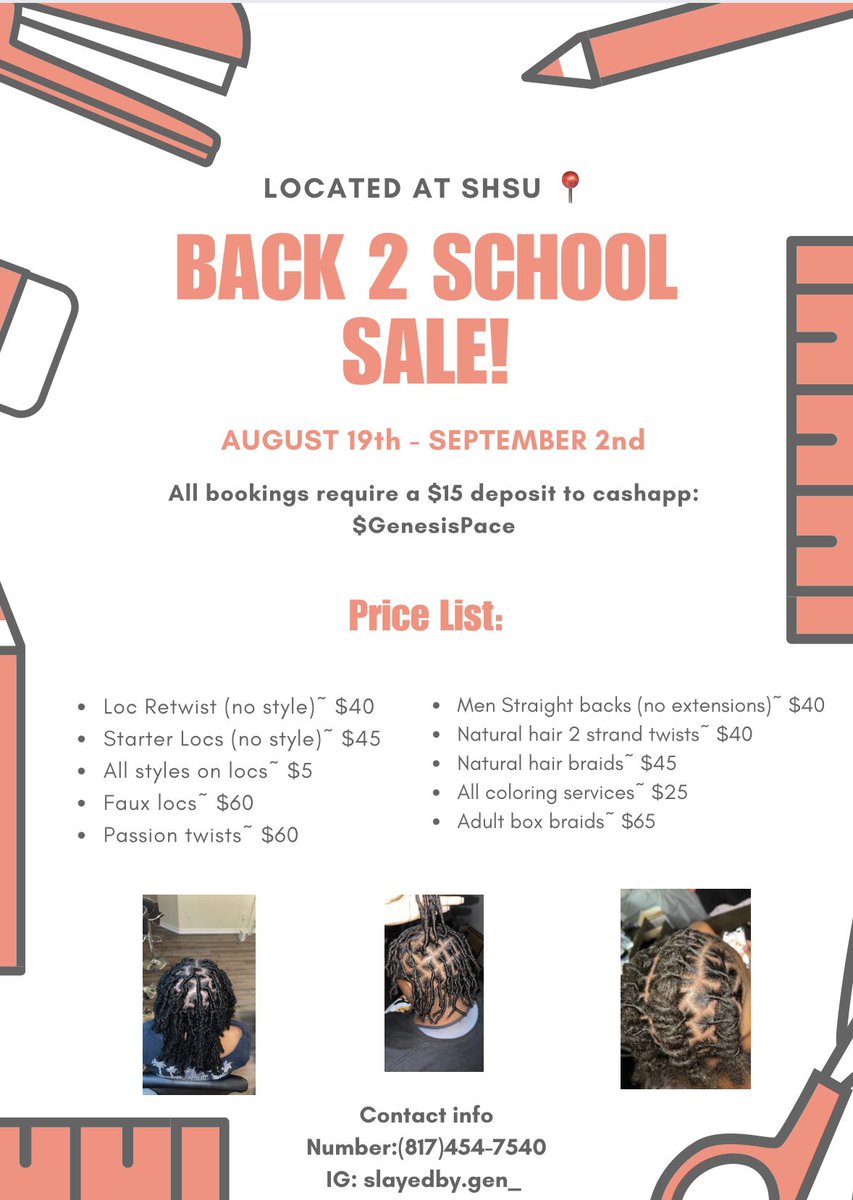 BOOK TODAY WHILE SALE LASTS! 😮‍💨
•
#shsu #shsu27
#shsu25