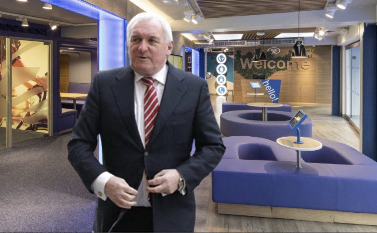 BREAKING: Bertie Ahern opens Bank of Ireland account.