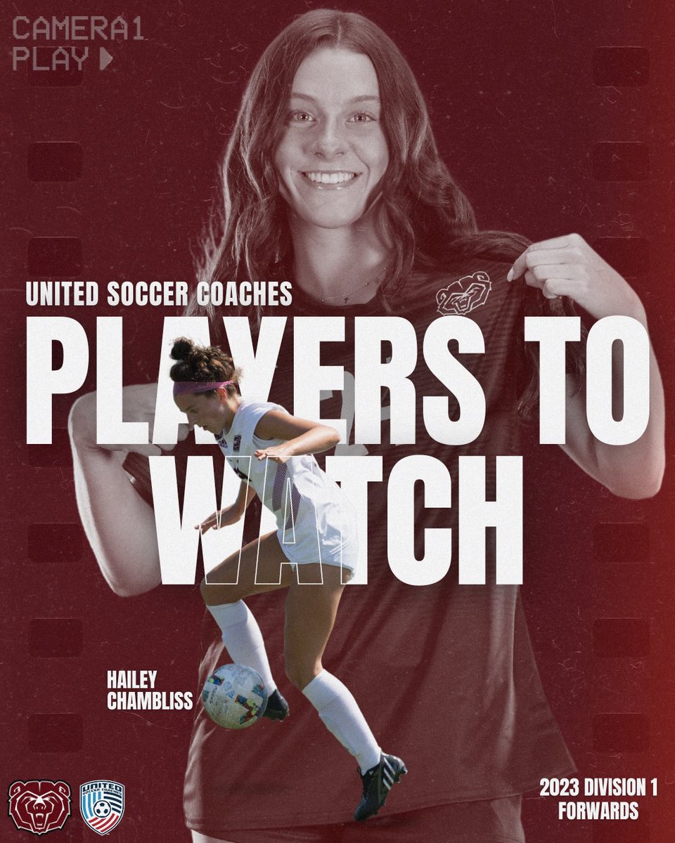 MoStateWSOC's tweet photo. 𝗦𝗵𝗲 𝗰𝗮𝗻’𝘁 𝗯𝗲 𝘀𝘁𝗼𝗽𝗽𝗲𝗱!

@haileyslsg has been named as a 2023 Division 1 Forward to watch by @UnitedCoaches 

#C4 #MTT #NEXTSTEP https://t.co/nrmKGmNdYu