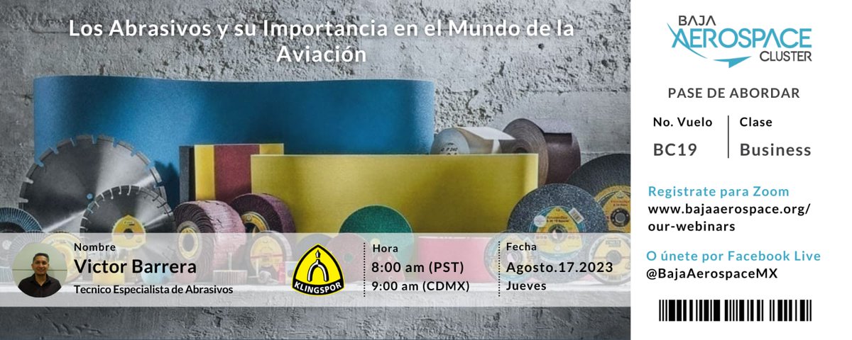 La calidad es manifiesta en cada pieza en una aeronave, y por supuesto en todos los procesos que conllevan a su logro. La clave esencial al detalle fino y de excelencia, es el uso de los abrasivos correctos, demostrado en toda superficie de cada una de las partes y componentes.