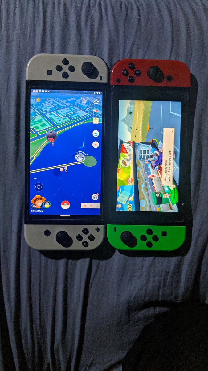 Mega_Madagame's tweet photo. Playing pokemon Go on switch @megamadagame
#madagame https://t.co/zMASbnr67g