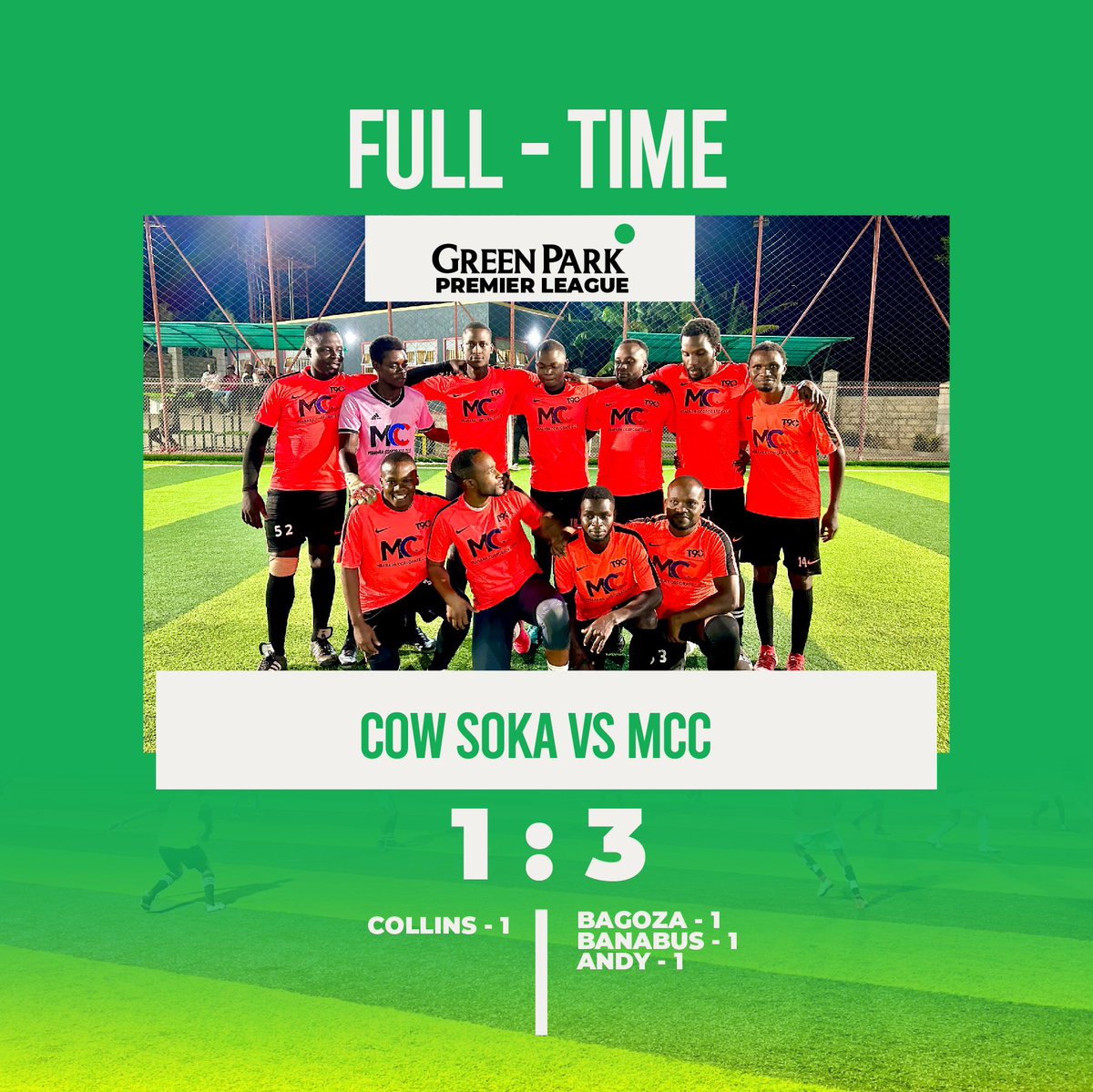 greenparkug's tweet photo. @MbararaCorpClub wins #Match4 of the #GreenParkPremierLeague with 3goals against 1.
#Mbarara Visit #GreenParkStadium #GreenPark3dMassage #LeGreenParkHairStudio #Kabalaza #FabZone #GreenParkWashingBay https://t.co/0jiy1y8qTM