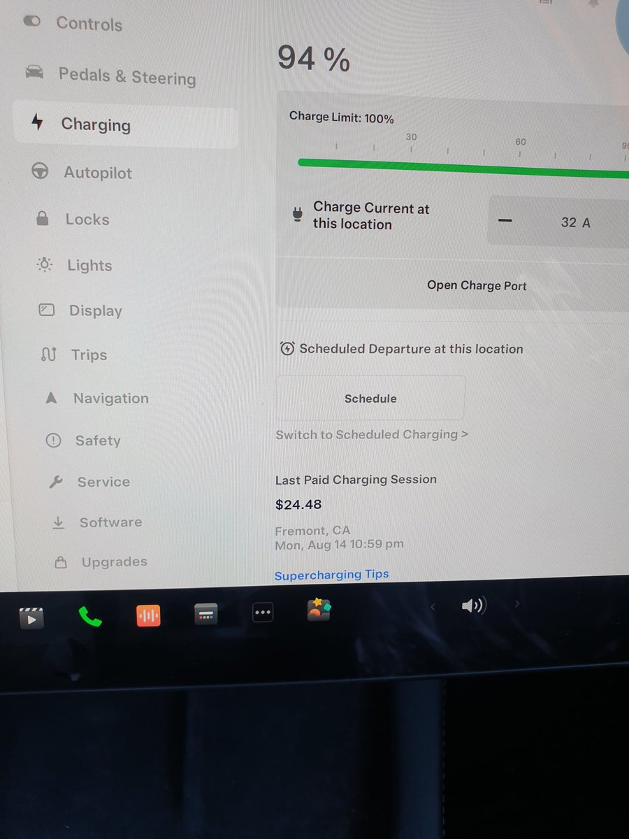 itsnaveenn's tweet photo. @TeslaCharging @Tesla 
Was surprised to see charge of $24.48 post completing my charging.  While charging the rates displayed were $0.26, I was sure when I connected super charger the time was one min post 11PM.
Wisely charged rate of $0.48 per kwh and charged double.
Plz fix. https://t.co/XriFAQgcbI