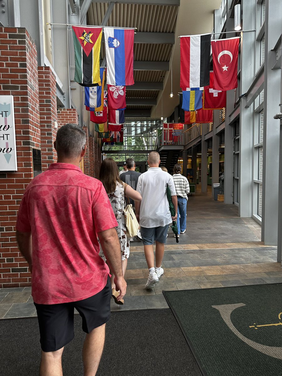 College tours begin….! Siena at Siena, and Ryan in front of Ryan Hall! Thanks for a great visit.<a href="/SienaSaints/">Siena Saints</a>