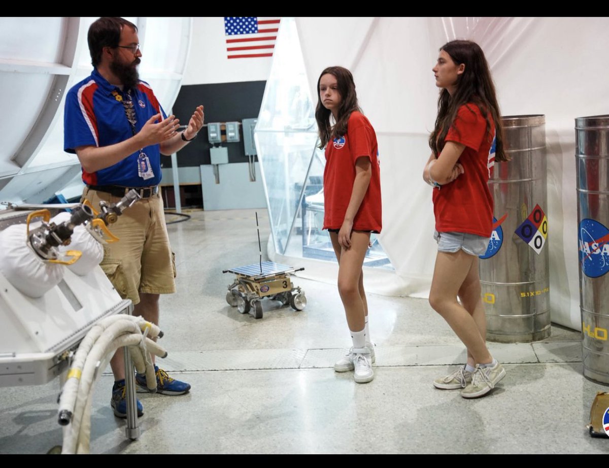 JenDeJournett's tweet photo. #Kid4 is living her best life learning #Mission1 at @NASA @SpaceCampUSA -- she is always excited to be there .. @NASAArtemis Generation #HaveFlightSuitWillScience ๐ฑ๐ฉโ๐๐๐ https://t.co/8dzQqriMvB