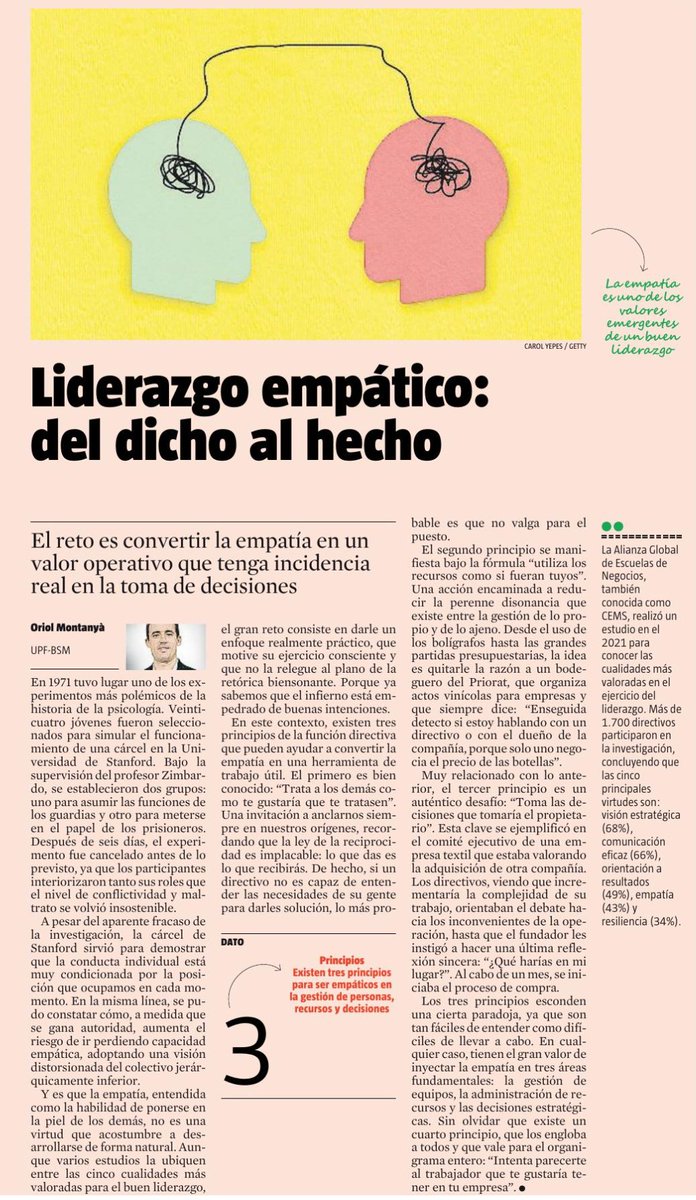 Humannova's tweet photo. "Intenta parecerte al trabajador que te gustaría tener en tu empresa" @oriolmv https://t.co/NaGeMWbwAb
