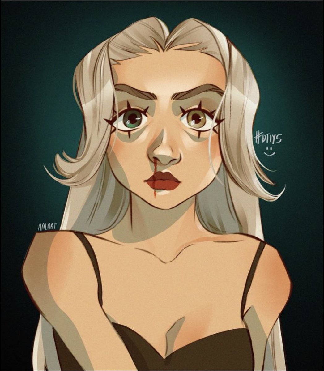 #DTIYS da <a href="/amandanmilanez/">amandanmilanez.bsky.social</a>

- Aproveitei pra treinar um portraitzin ✨♥️