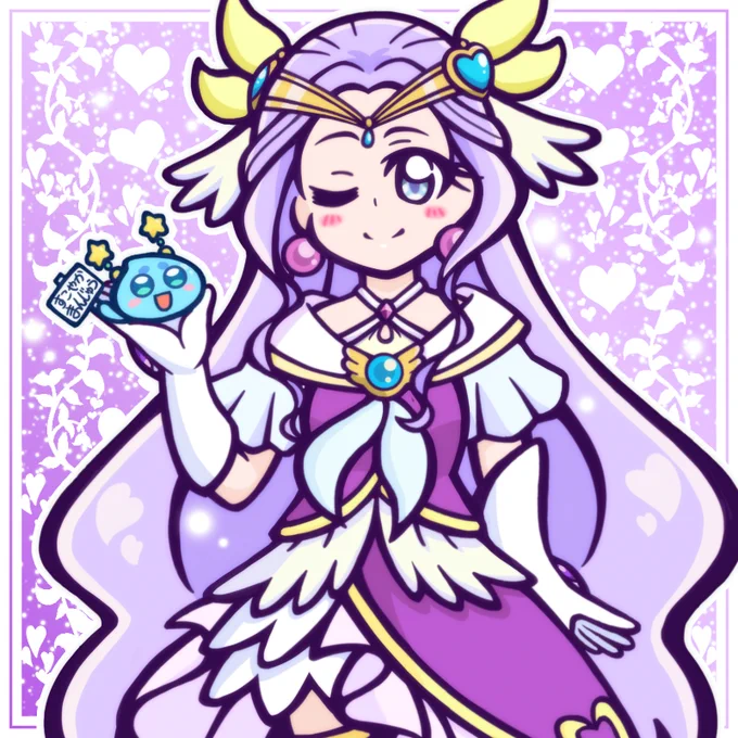 はぴばで☆キュアアース誕! | うっかり特捜ギャリバン #pixiv  #キュアアース生誕祭 #キュアアース生誕祭2023 #風鈴アスミ生誕祭 #風鈴アスミ生誕祭2023 