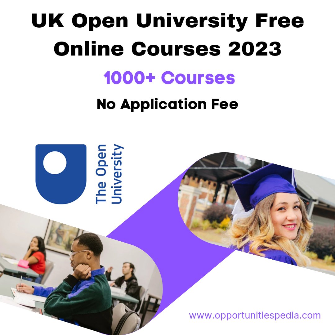 Opedia3's tweet photo. The Open University UK free Online Courses 2022 with Free Certificates.

Details https://t.co/A55YVHowOY

📌 Number of Courses: 1000+
📌 No Applications Fee
📌 No IELTS TOEFL Required
📌 Eligibility: Worldwide Students

Apply Now and Share it with your friends family. https://t.co/hFSQoENQlQ