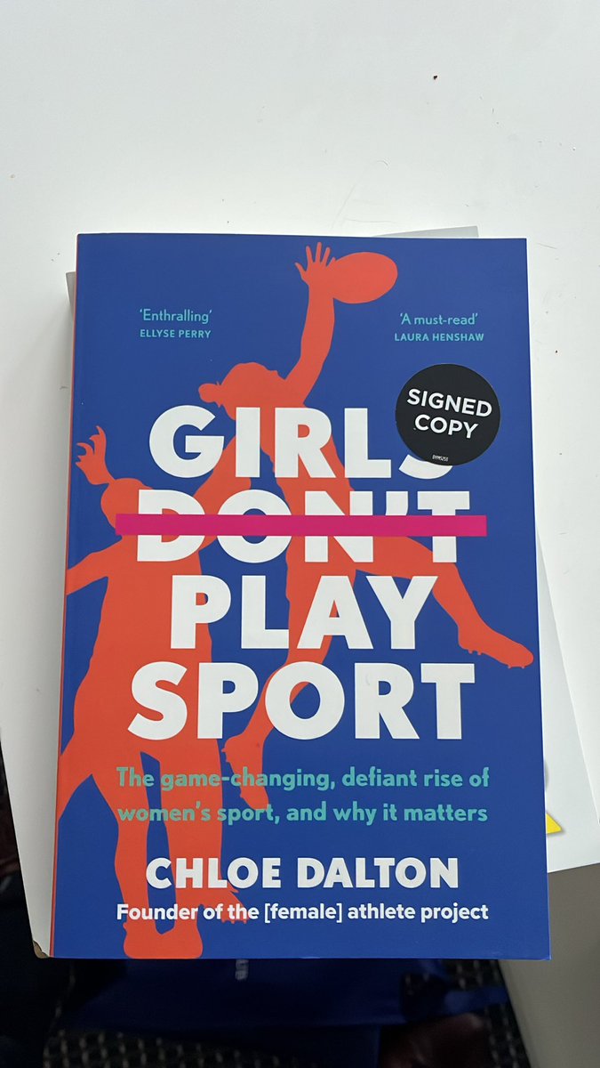 Did I go out and get this yesterday at the first opportunity? Yes Am I stoked to read @femathproject’s book in its first week? Also yes. Am I keen for @ChloeDalton7s’s return with the AFLW season? Absolutely. It’s a good day to have a good day. And tonight, #TillieTime