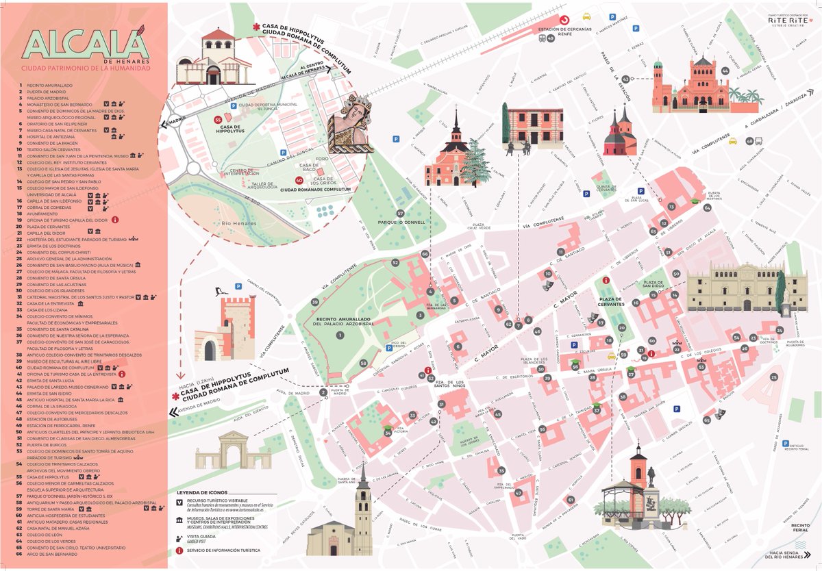 El urbanismo de #Alcalá ha sido valorado por la #UNESCO como el primer modelo de Ciudad Universitaria de la Edad Moderna 💡

Descárgate el plano de la ciudad y déjate llevar por todos sus rincones 📲 turismoalcala.es/plano-de-alcal…

#AlcaláEnamora