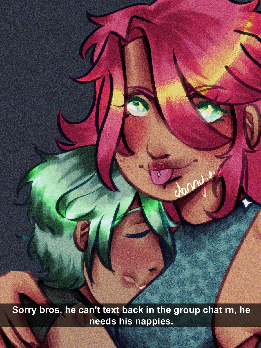 dannydotexe's tweet photo. sorry bros, alhaitham needs his nappies (oc goes by any pronouns!)

#ocxcanon #genshinoc #originalcharacter https://t.co/BKq6xjjcwx