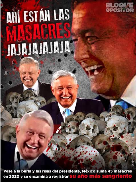 AccionCivilMX's tweet photo. Que no quepa duda, también estos jóvenes asesinados en #LagosDeMoreno son #LosMuertosDeLopezObrador.
#AMLOesResponsable de garantizar la seguridad de los ciudadanos y prefirió pactar con el narco. Estas son las consecuencias. 😔
#ElSexenioDeLaMuerte https://t.co/W0G9S8BACp