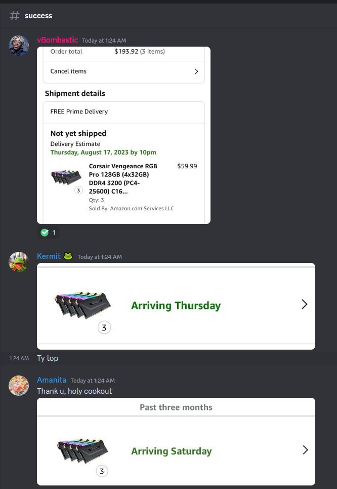 SaveMoneyAIO's tweet image. Huge price glitch happened last night via amazon.

128GB of Corsair RGB ram fell down to $60.
Retail on this was $350+

All members where notified right away resulting in many ordering 3x
That is $1000+ profit each order. Members cooked this one up.