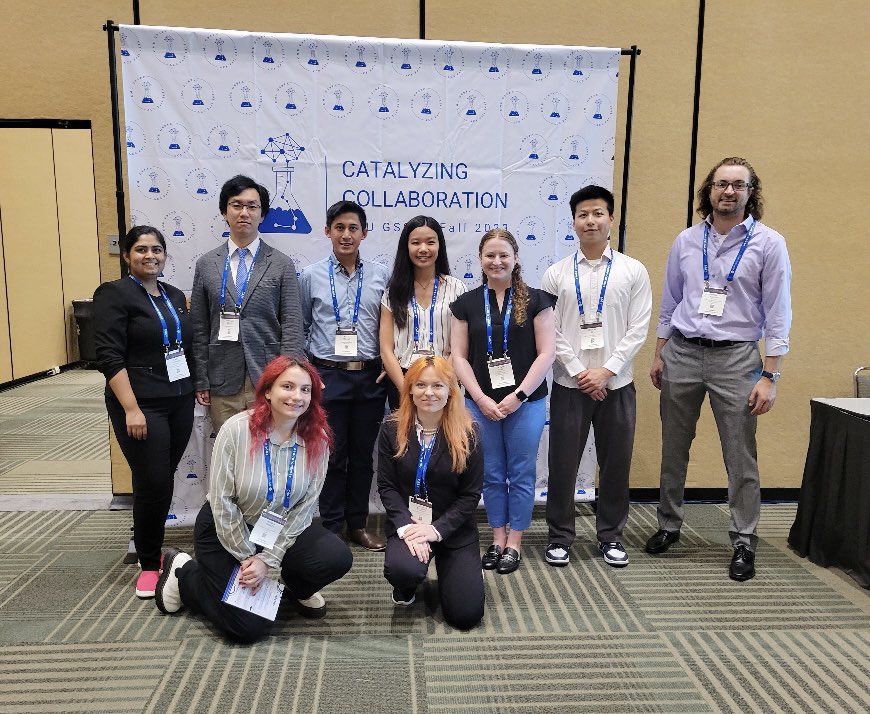 Congratulations to our travel award winners!🎊🎉 @AmerChemSociety @CarnegieMellon #ACSFall2023 #CMUGSSPC