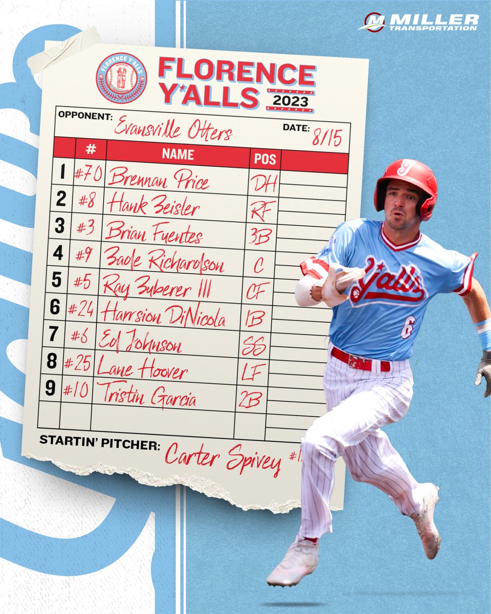 Poison Spivey will be shoving the rock tonight as we face off against the Otters in Flo-Vegas!