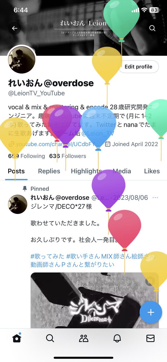 LeionTV_YouTube's tweet photo. おはようございます😃

今日で29歳になりました🎈

もう二十代最後。

やりたい事やってきてずっと勉強ばっかりで、今は仕事に集中してるけど、マイペースに音楽も続けていきます🎵 https://t.co/F4oyrte2do