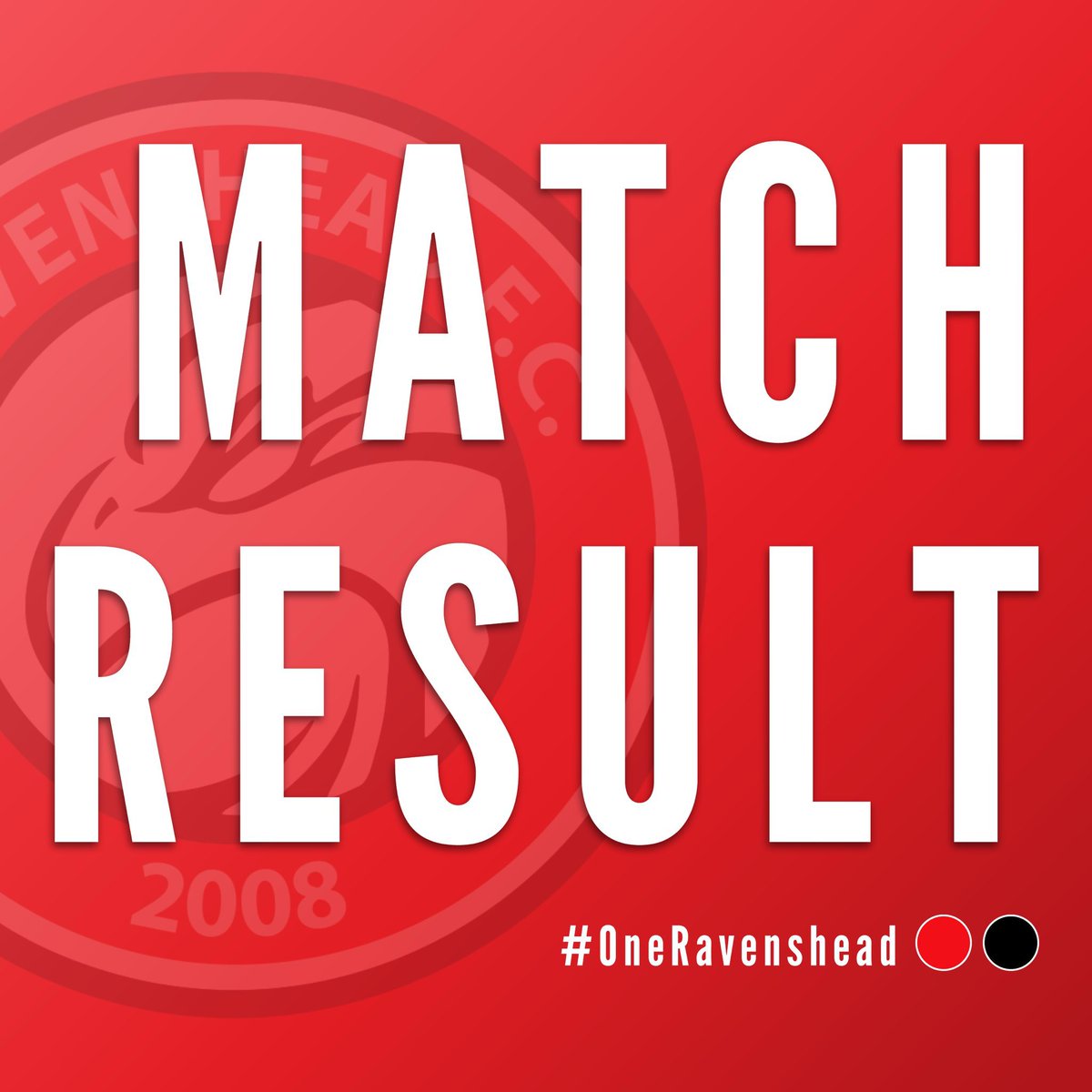 FT:  <a href="/W_BridgfordAFC/">West Bridgford reserves</a> 1 Vs 2 Ravenshead FC

⚽️ P. Smith
⚽️ W. Abbs

All the best to West Bridgeford for the rest of the season.

🔴⚫️ #OneRavenshead