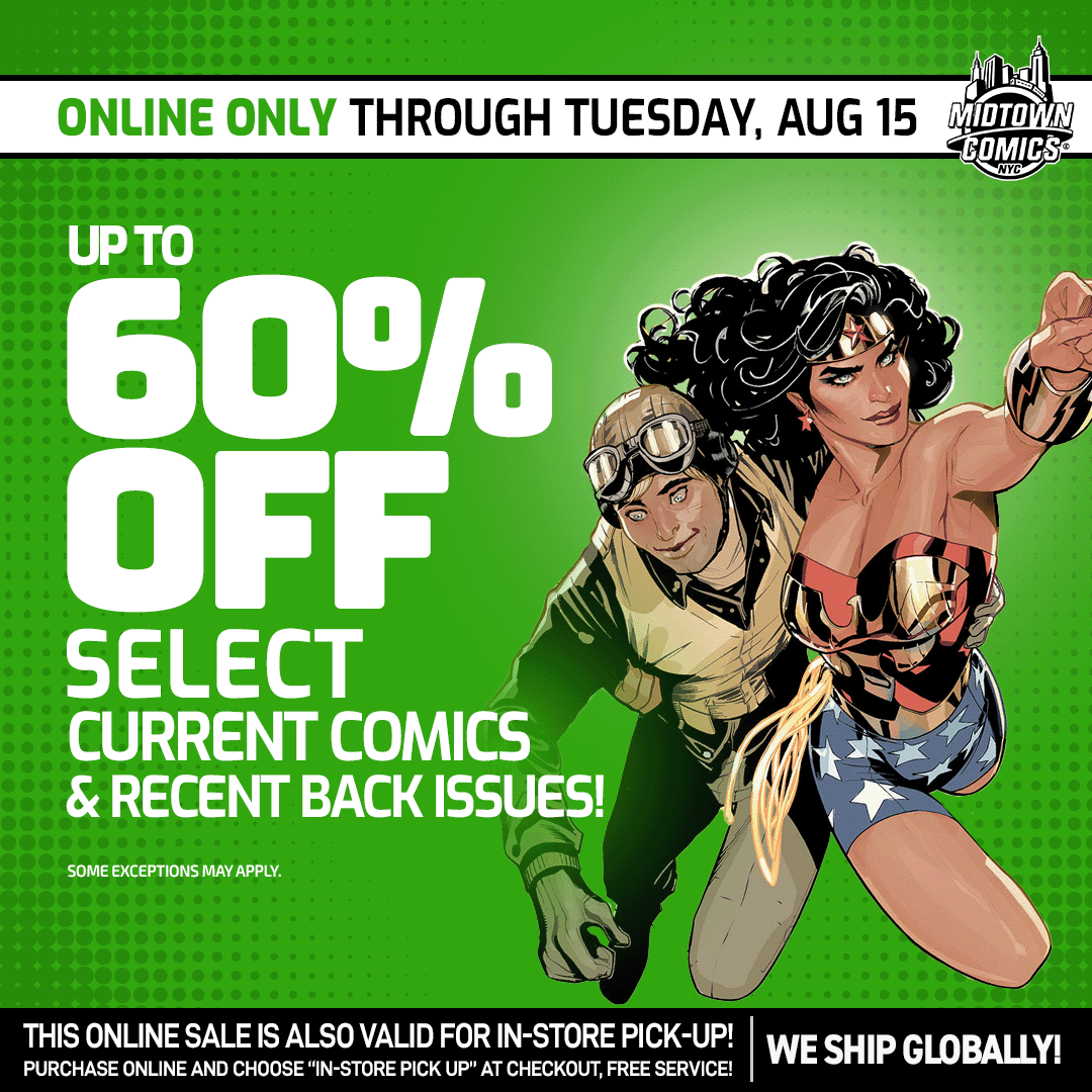MidtownComics's tweet photo. 🙌Happy #Tuesday! 

Celebrate your #fandom with a cart full of #currentcomics and recent #backissues up to 60% off!

Shop online this week thru TUES AUG 15 and save BIG on #XMen #MsMarvel #Batman #Joker (and more!) #comicbooks

🛍️https://t.co/KvqZAdBehQ https://t.co/MvFCPIAeqg
